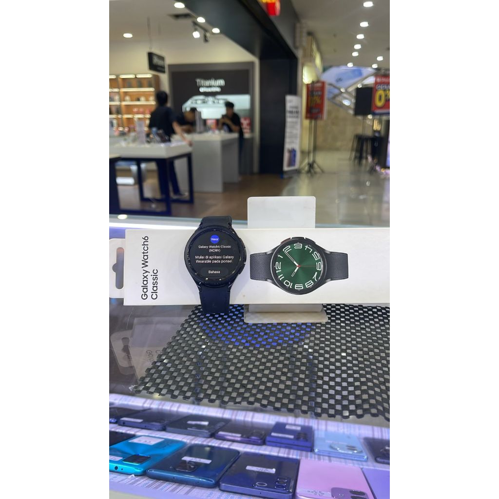 SAMSUNG GALAXY WATCH 6 CLASSIC 47MM ORIGINAL SECOND SEKEN BEKAS
