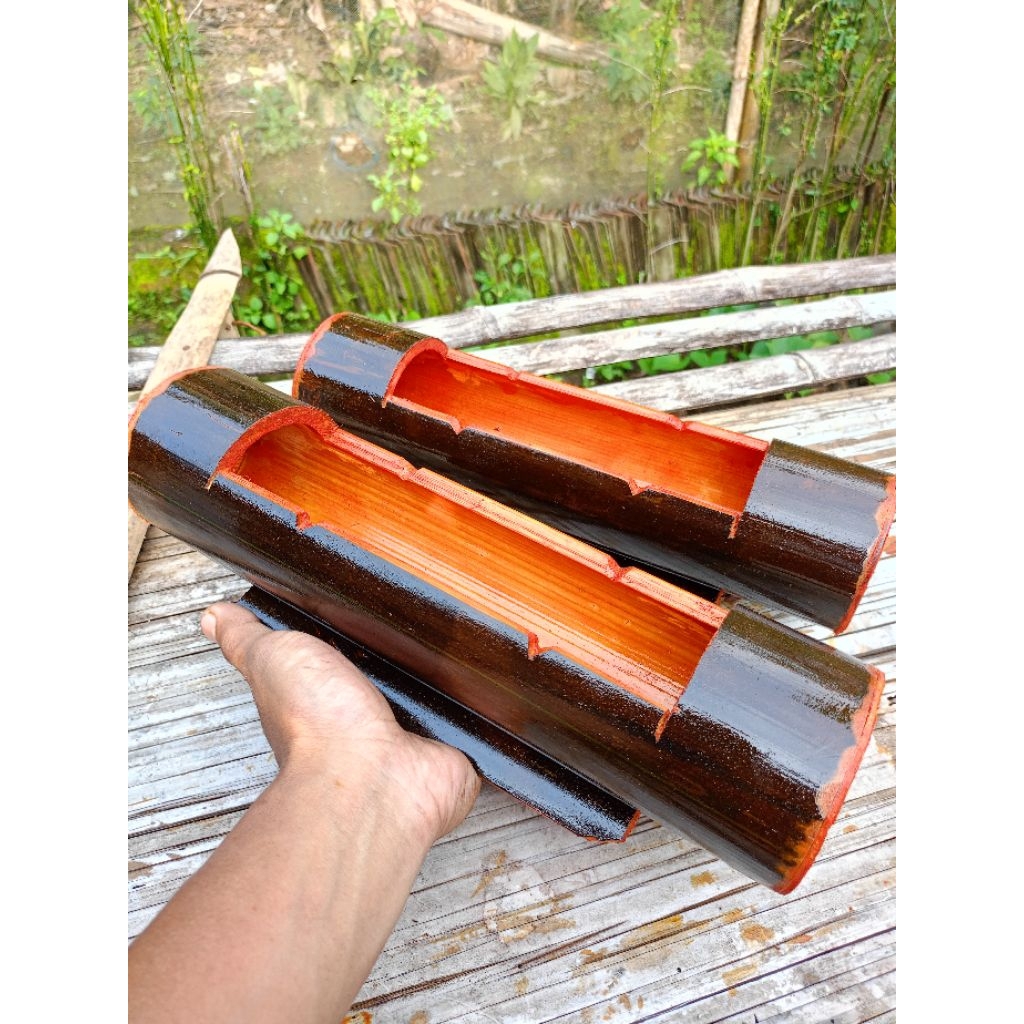 Asbak bambu unik ukuran jumbo asbak bambu Wulung asbak Sekar rokok