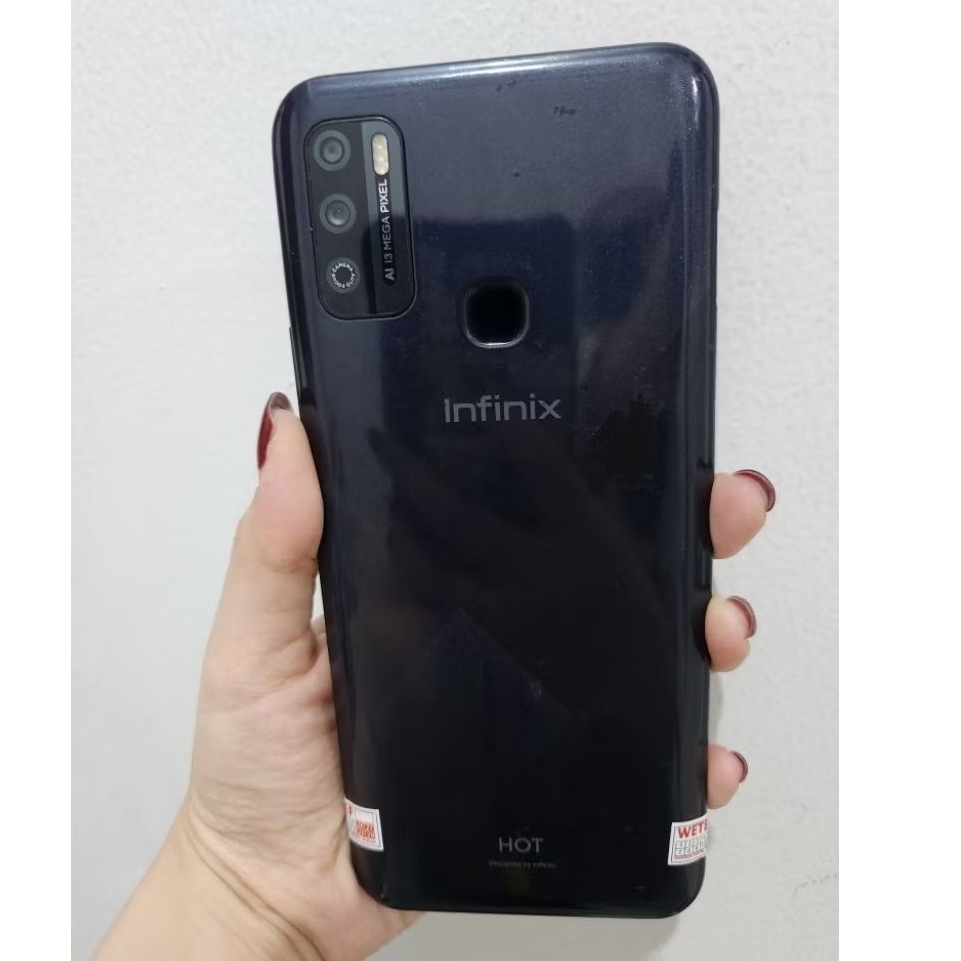 Termurah INFINIX HOT 9 PLAY RAM 4/64GB EX RESMI INFINIX SECOND FULLSET NO MINUS