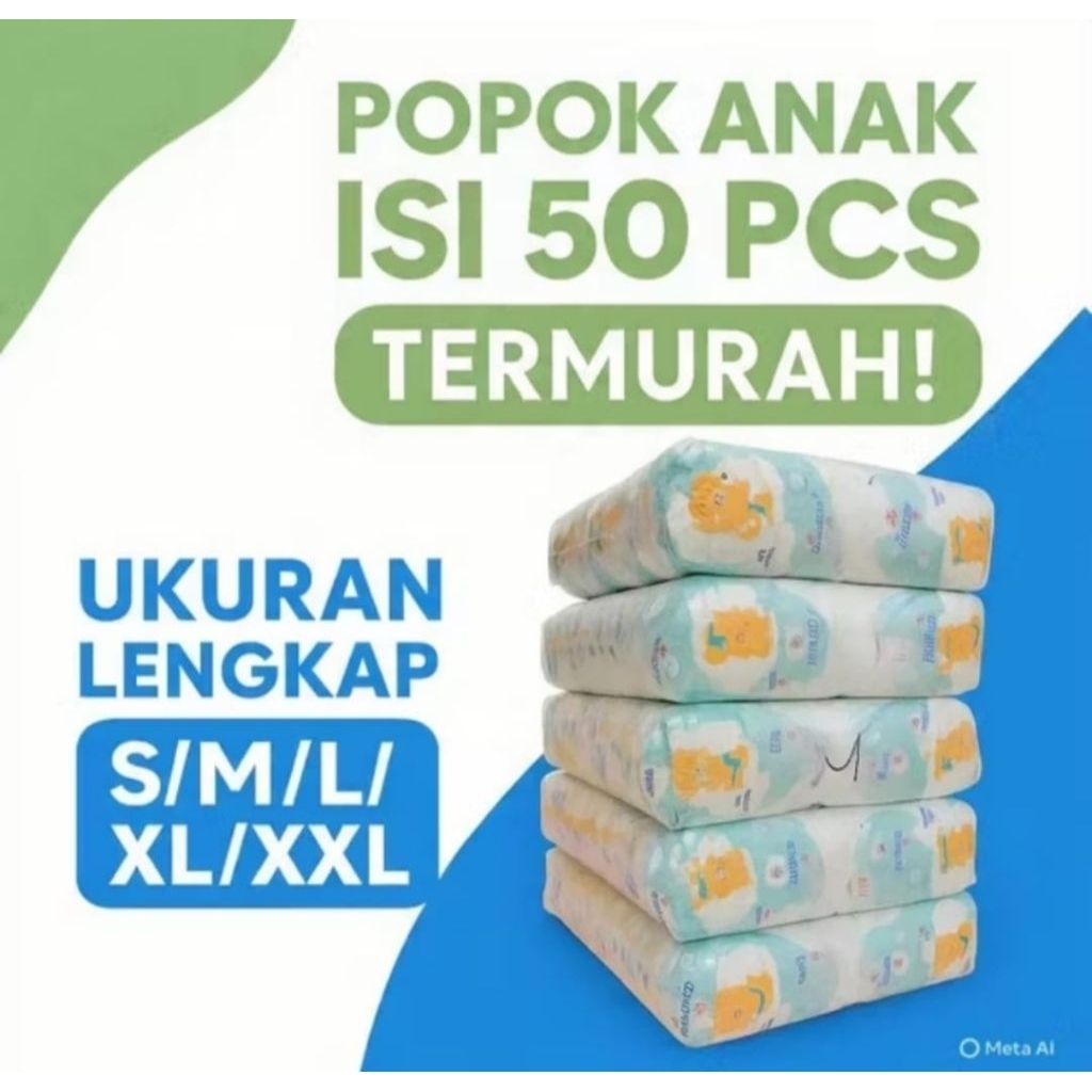 Pampers Sweety Celana Isi 50 Lembar UK Nb-s, S, M, L, XL