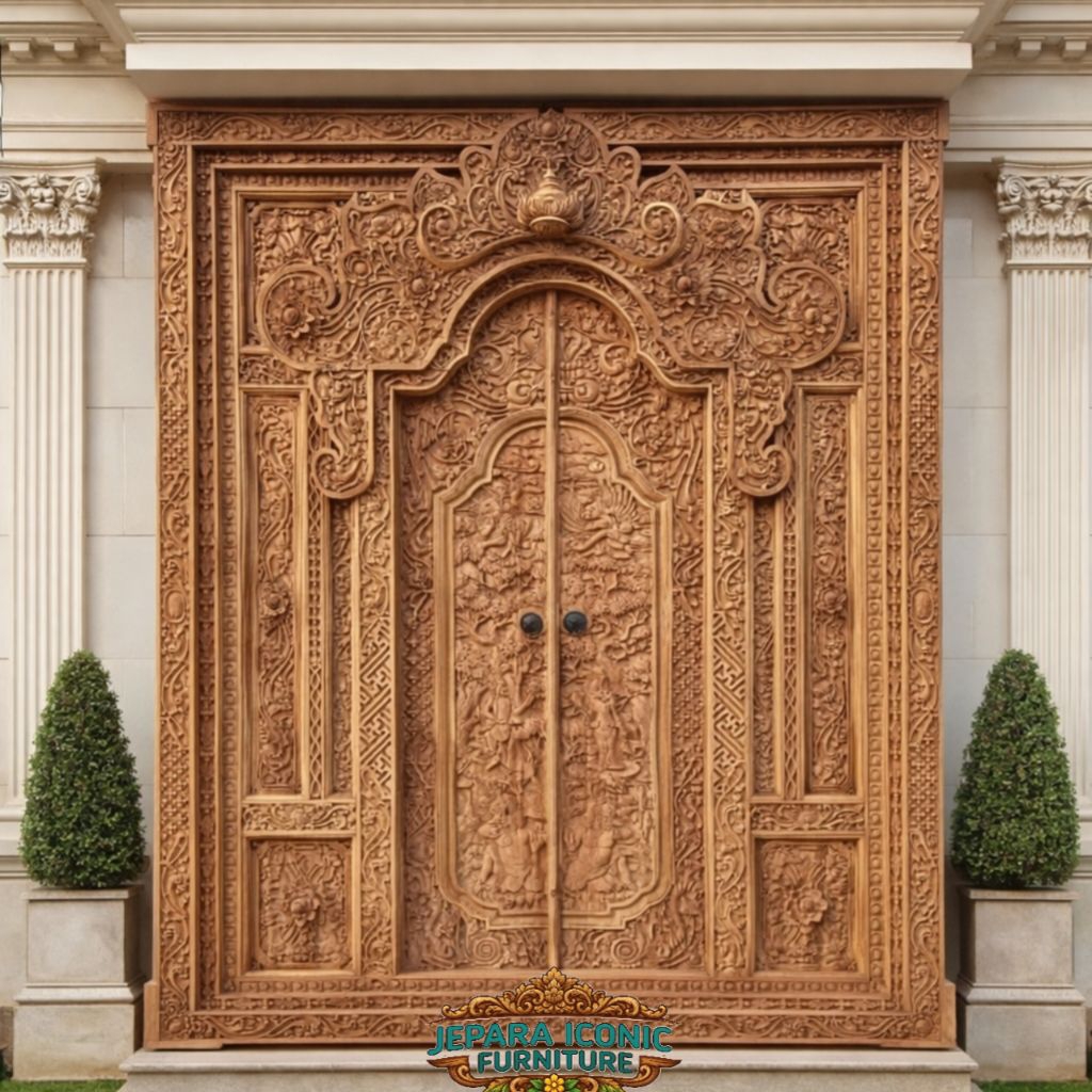 GEBYOK STYLE BALI UKIR RELIEF FULL UKIRAN