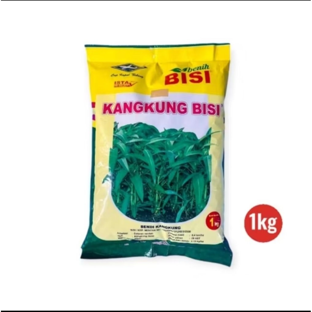 benih kangkung unggul BISI kemasan 1kg produksi PT bisi