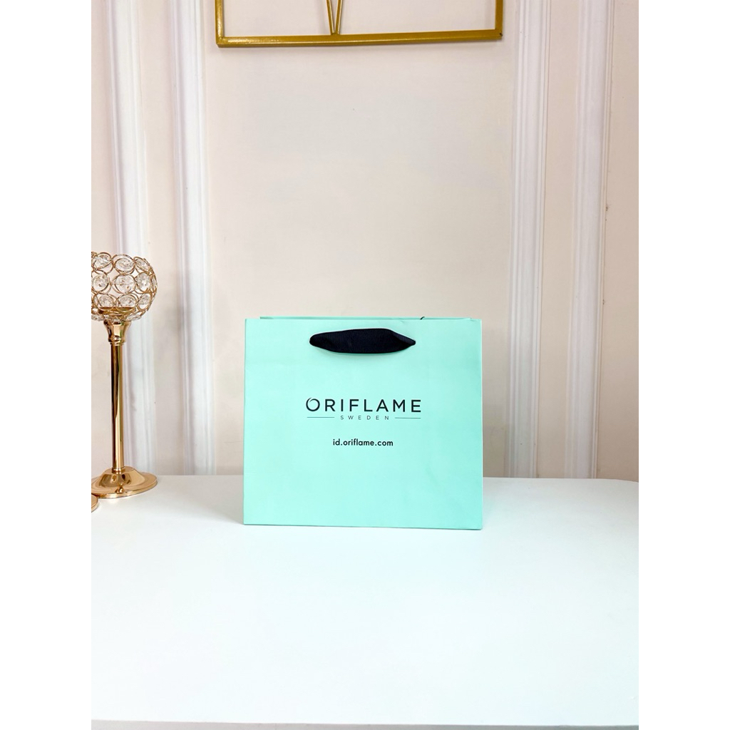 Paperbag Oriflame Original Store - Paper Bag Kotak Kado Skincare Cewek Ori Asli