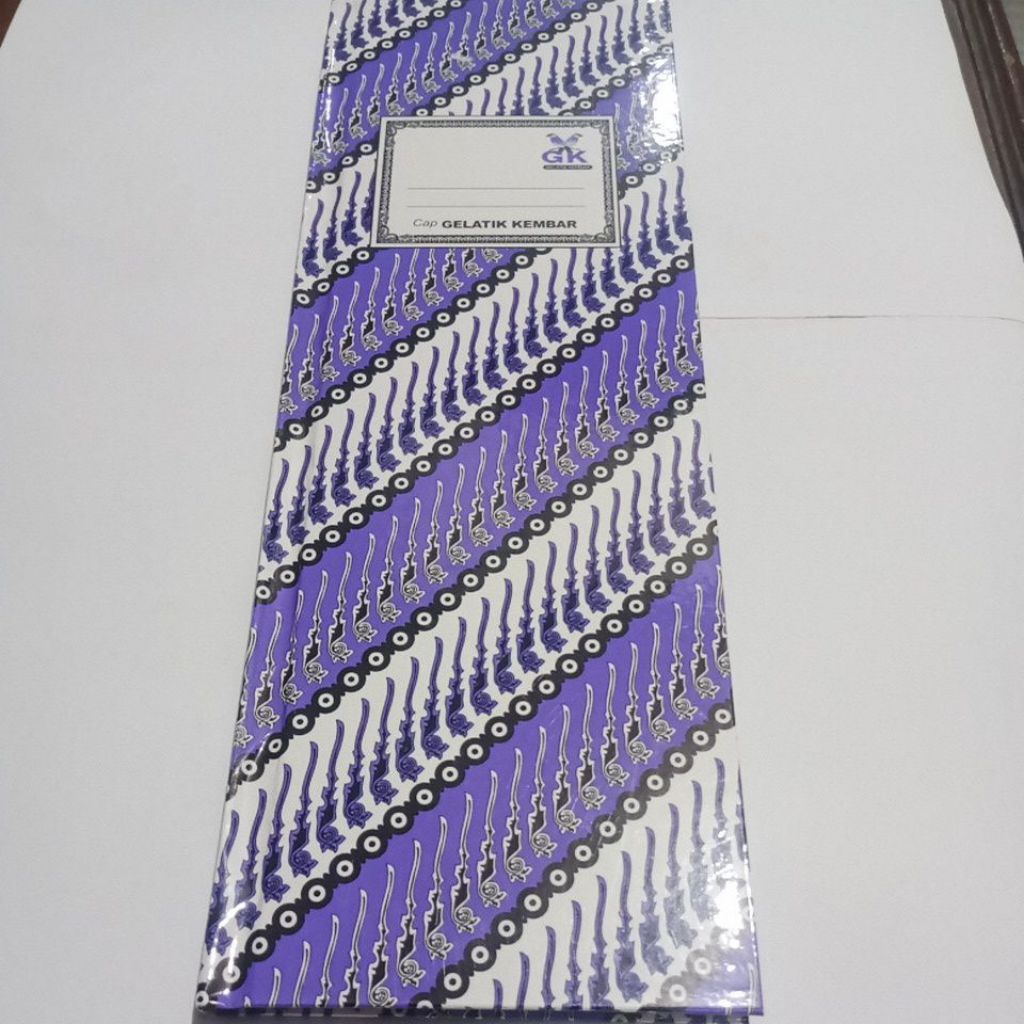 Buku batik expedisi pajang merk Gelatik