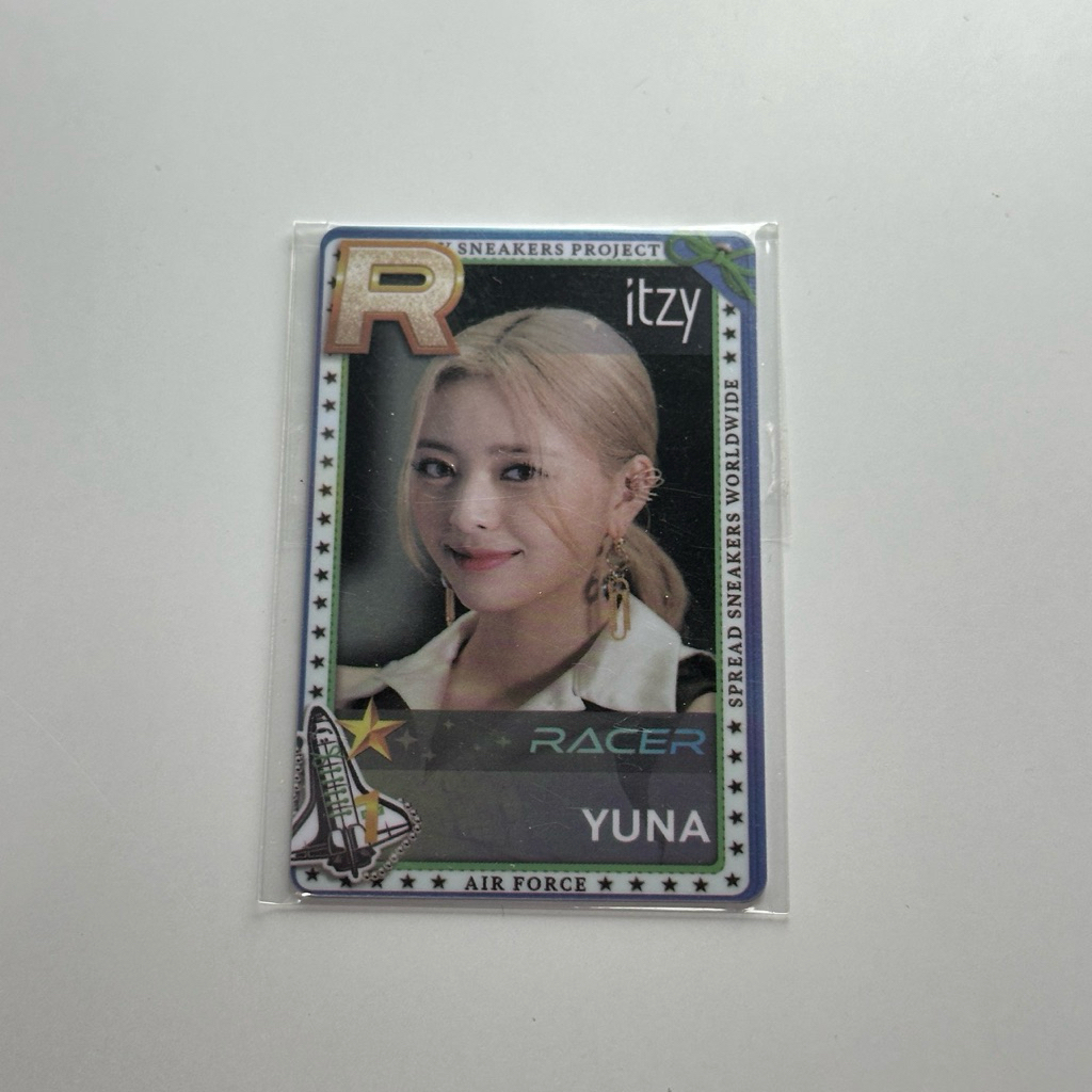 wts photocard pc official itzy yuna - superstar jyp