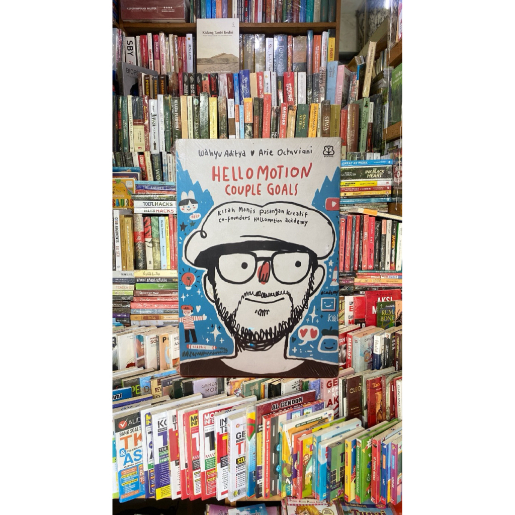 Buku HELLO MOTION COUPLE GOALS Kisah Manis Pasangan Kreatif Co-Founders Hellomotion Academy