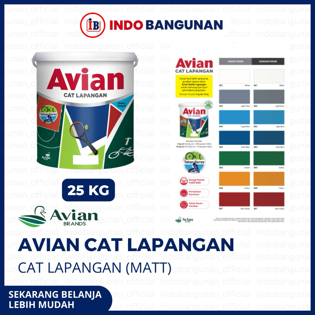 CAT LAPANGAN AVITEX 25KG