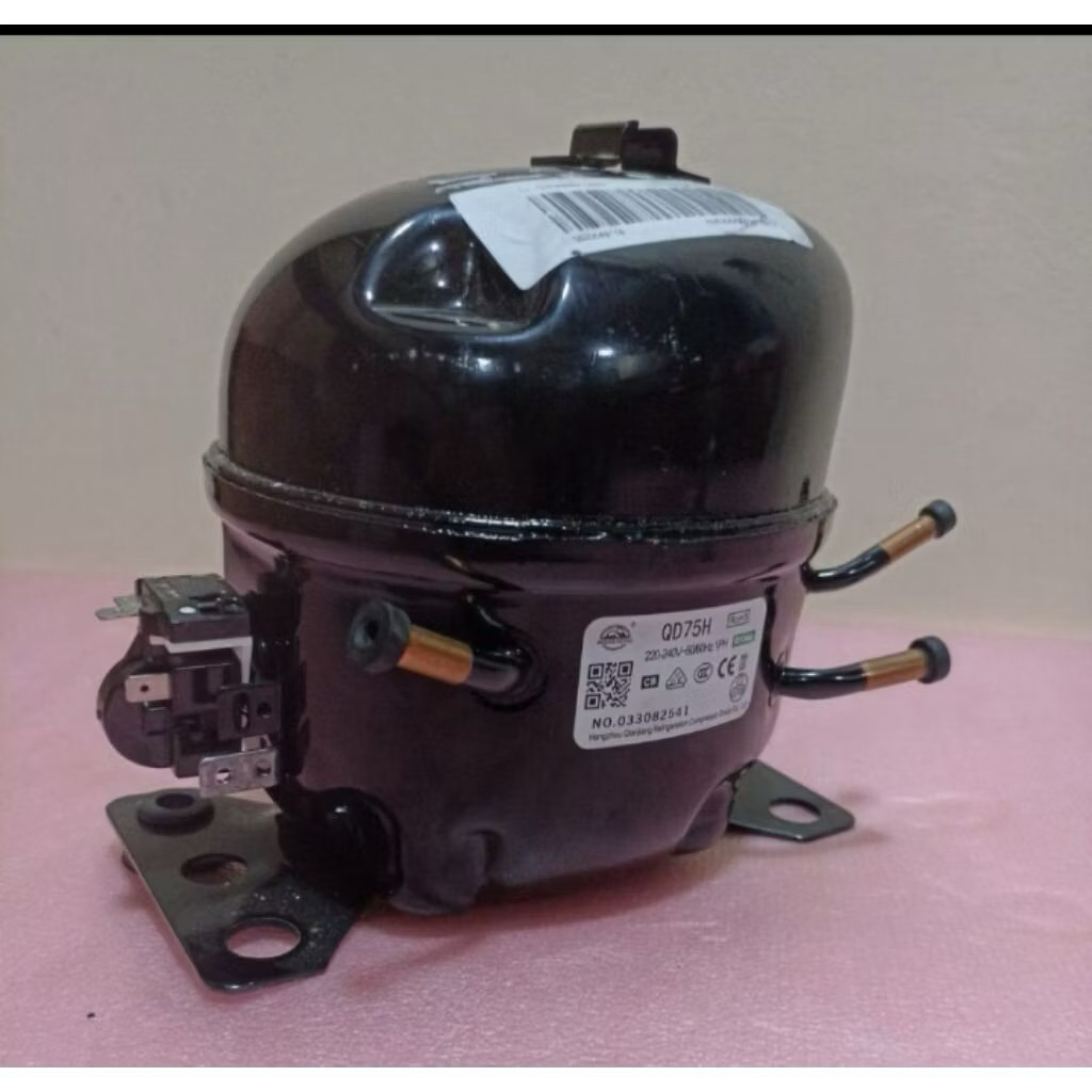 Kompresor Kulkas 2Pintu Jumbo 1/5Pk Origina Aqua QD75H