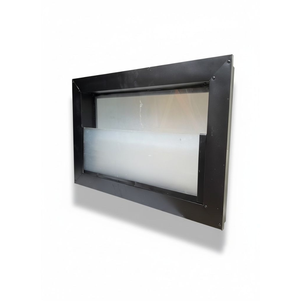 jendela Boven zigzag bahan galvalum aluminium ukuran 60x40cm