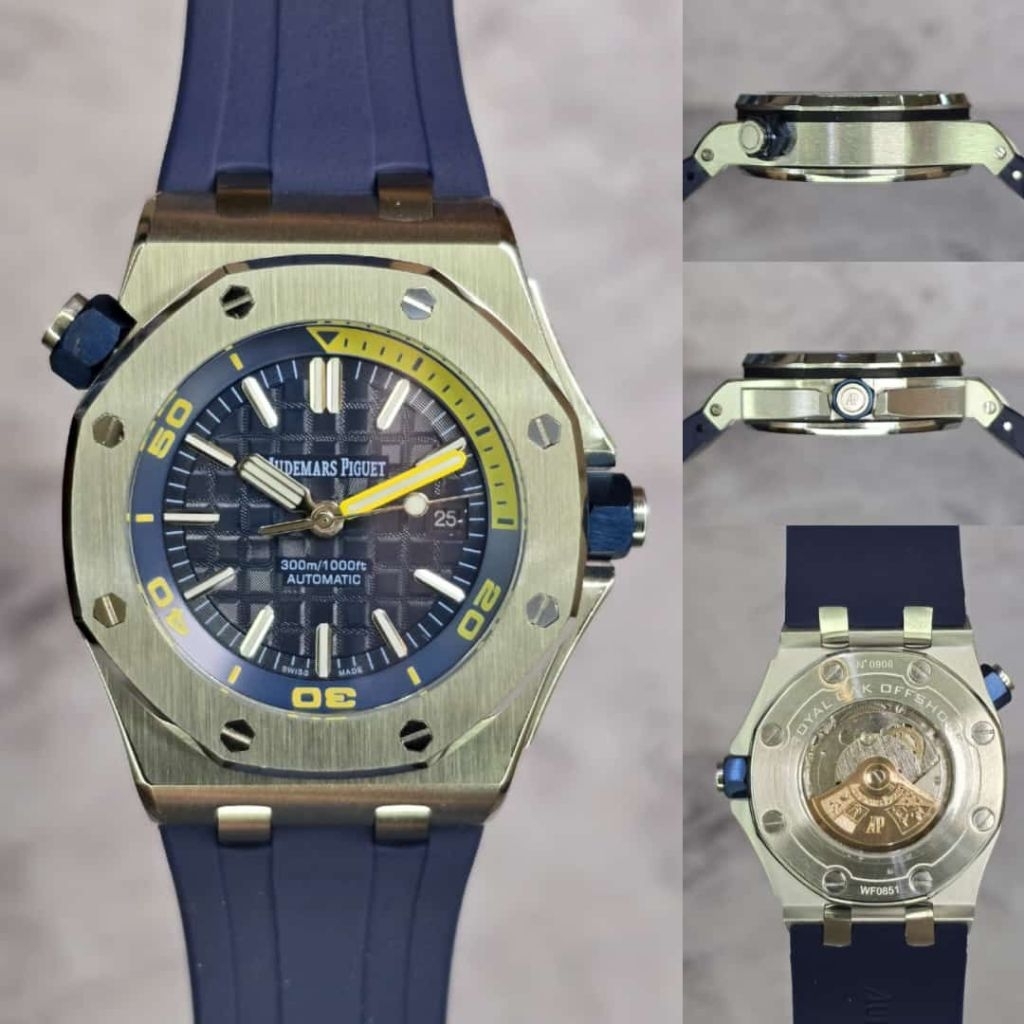 Jam tangan pria ADM Automatic 42MM Diver Stainless Japan