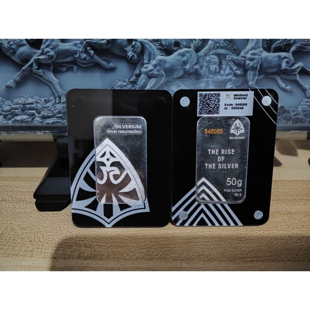 silverium silver perak 50g. ready 2pc