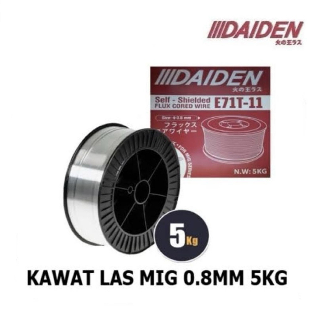 Kawat Las Daiden Self - Shield Flux Cored Wire E71T-11 5 KG