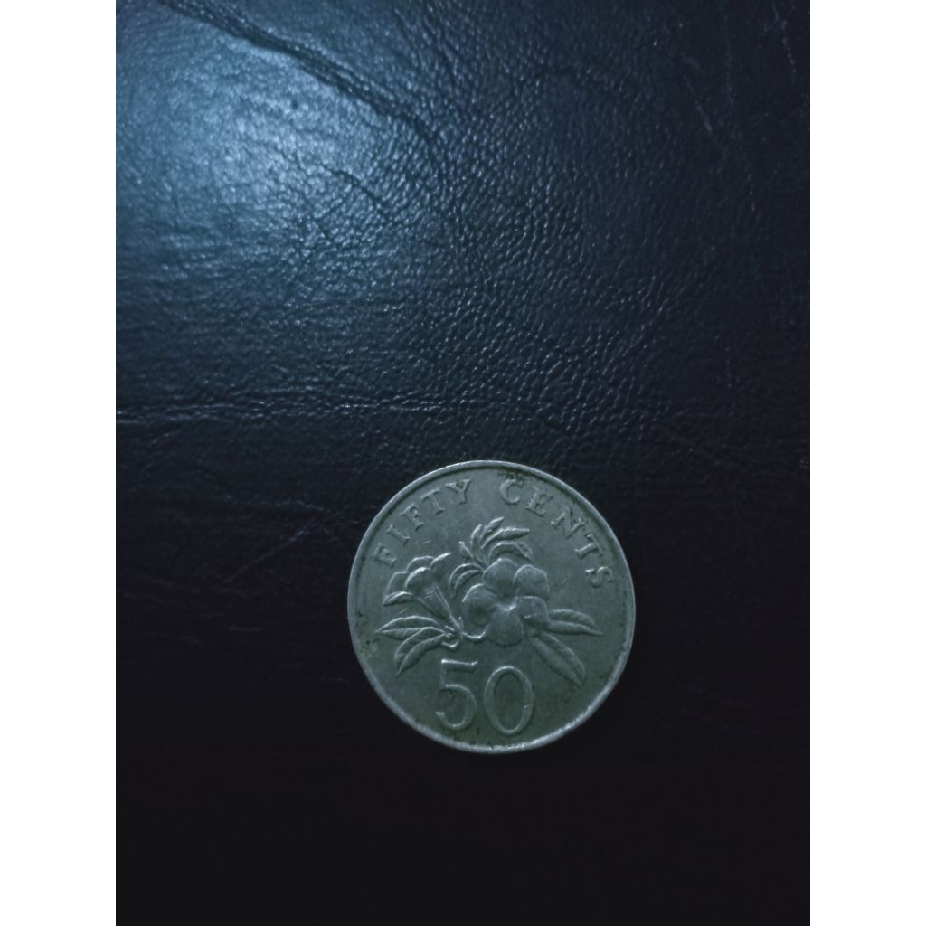 Koin 50 sen Singapore 1988