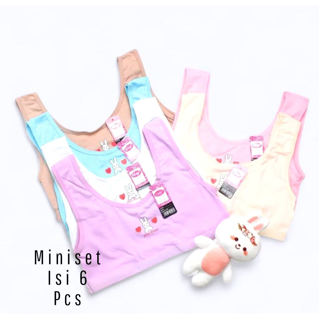 TERLARIS MINISET MOTIF ANAK 6 PCS USIA 4-11 TAHUN