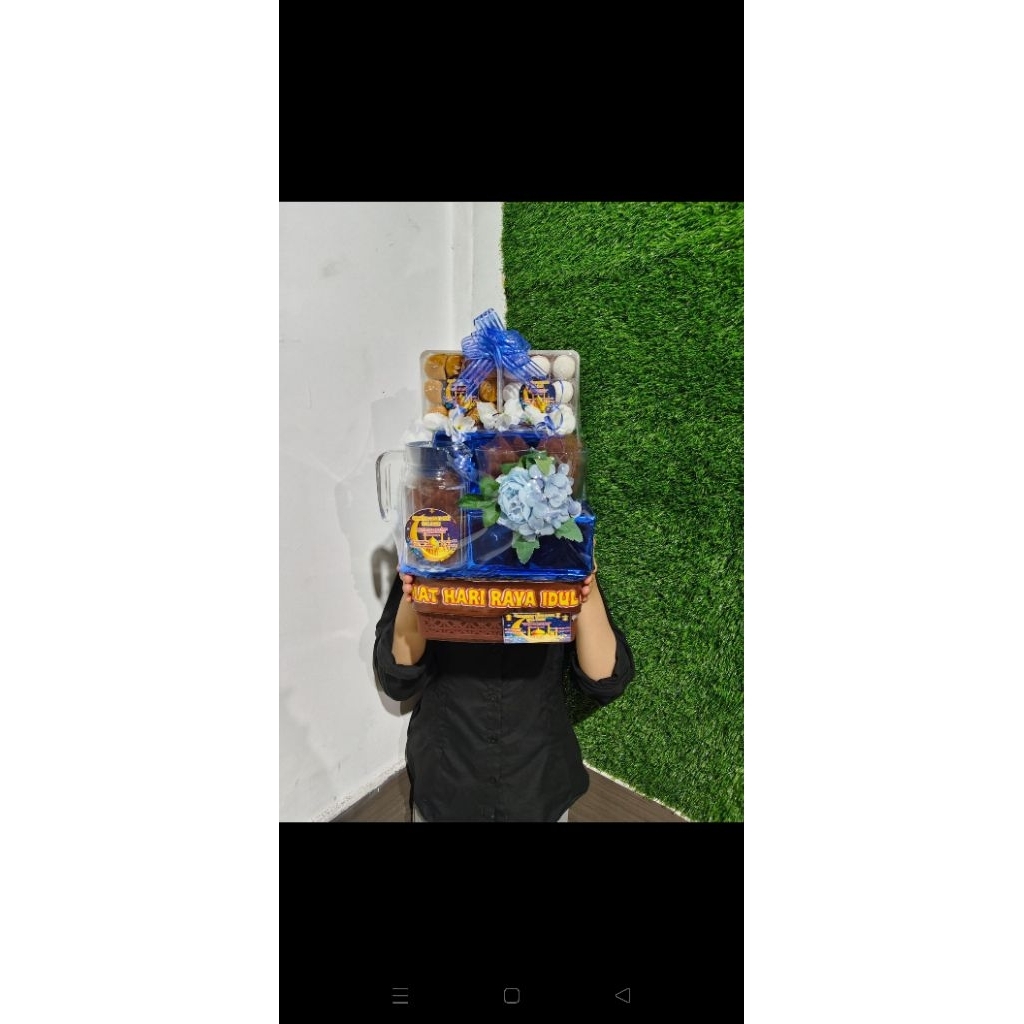 HAMPERS PARSEL HANTARAN IDUL FITRI LEBARAN TEKO SET KUE KERING PECAH BELAH PALEMBANG