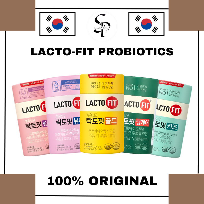 [TERMURAH] LACTOFIT Probiotic Korean Gold Suplemen Probiotik Diet Pelancar BAB Probiotik Anak & Dewa