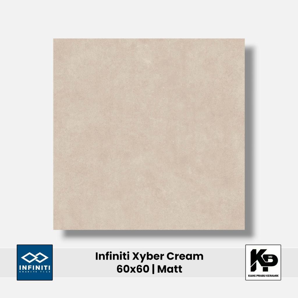 Granit INFINITI Xyber Cream 60x60 – Granit Lantai Premium Motif Stone Natural, Elegan & Tahan Lama