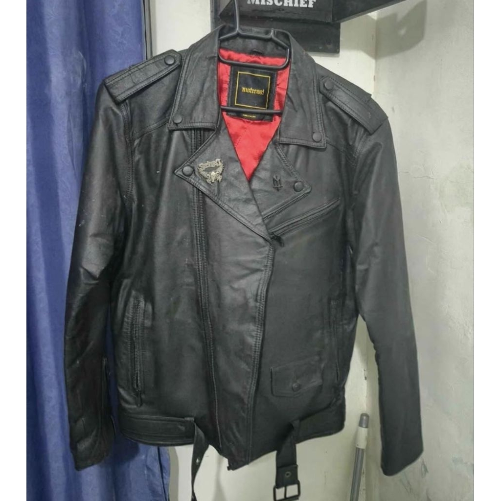 Leather Jacket Maternal