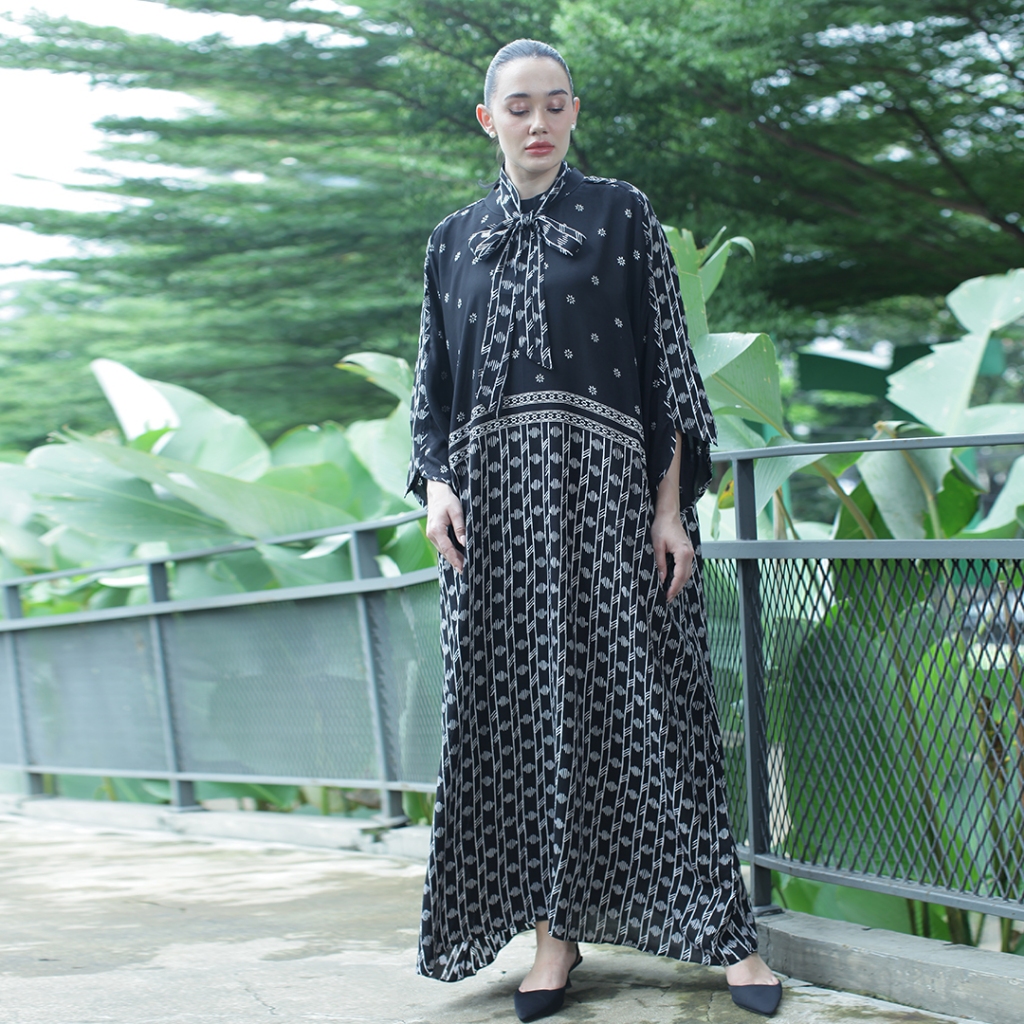 Batik Huza - Kaftan Rizativa - Gamis Kaftan Batik Wanita