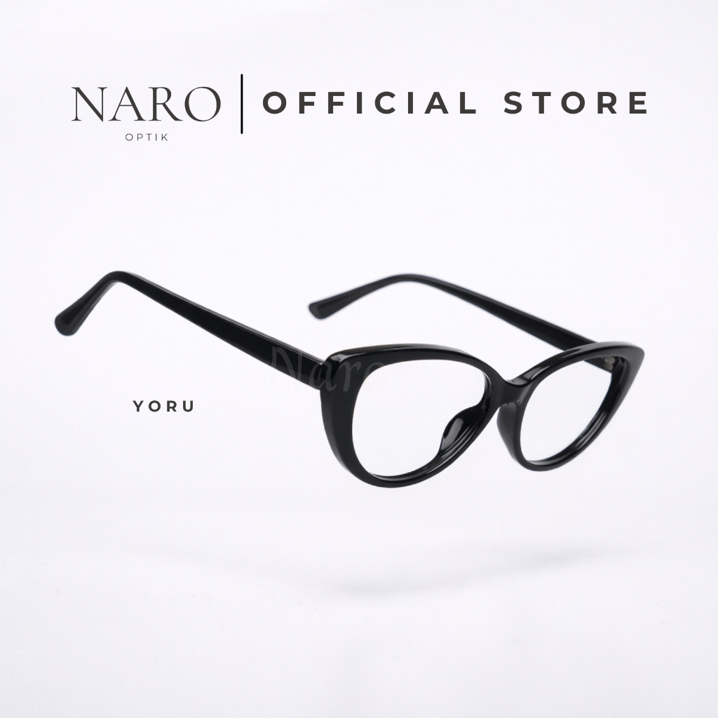NARO Frame kacamata Yoru Cat Eye Kecil