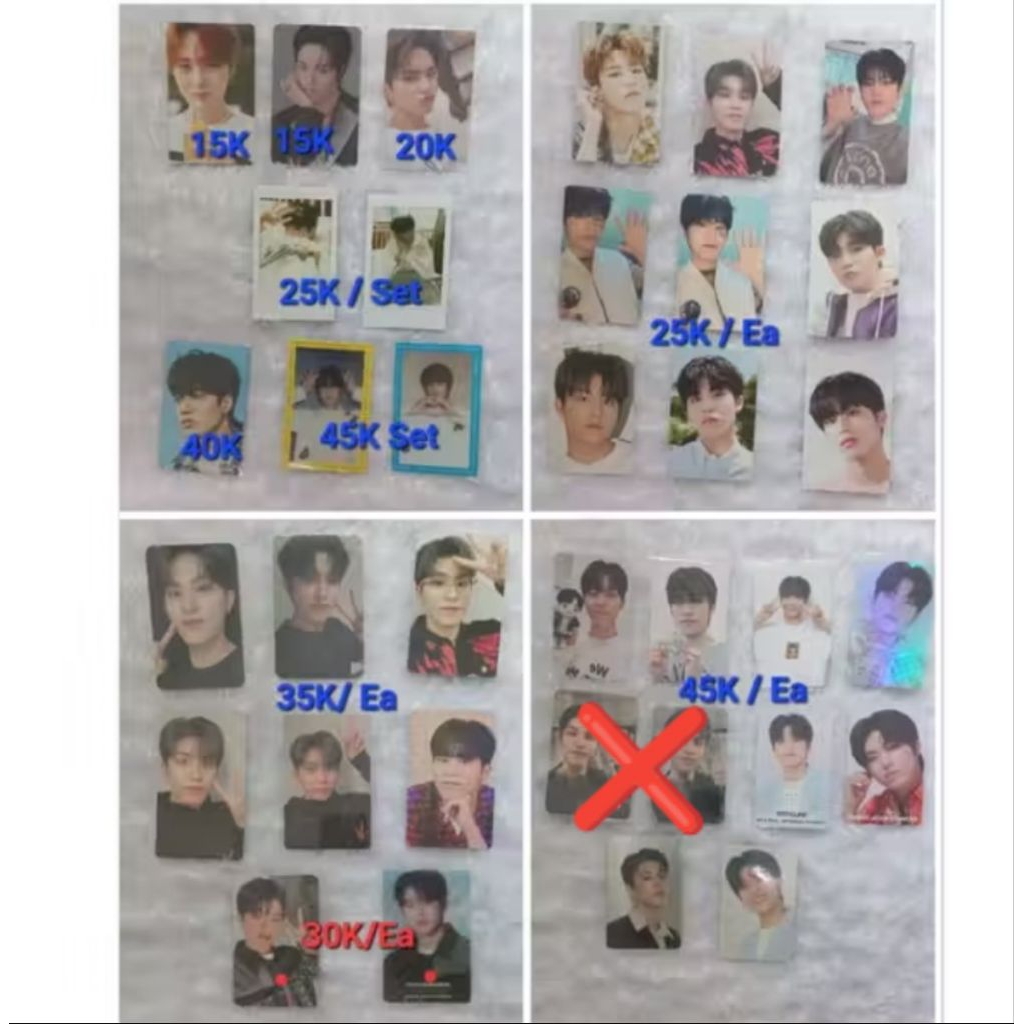Photocard  Park Jeongwoo Haruto Junghwan Yoshi Doyoung / Cashbee Haruto / PC Treasure / Photocard Tr