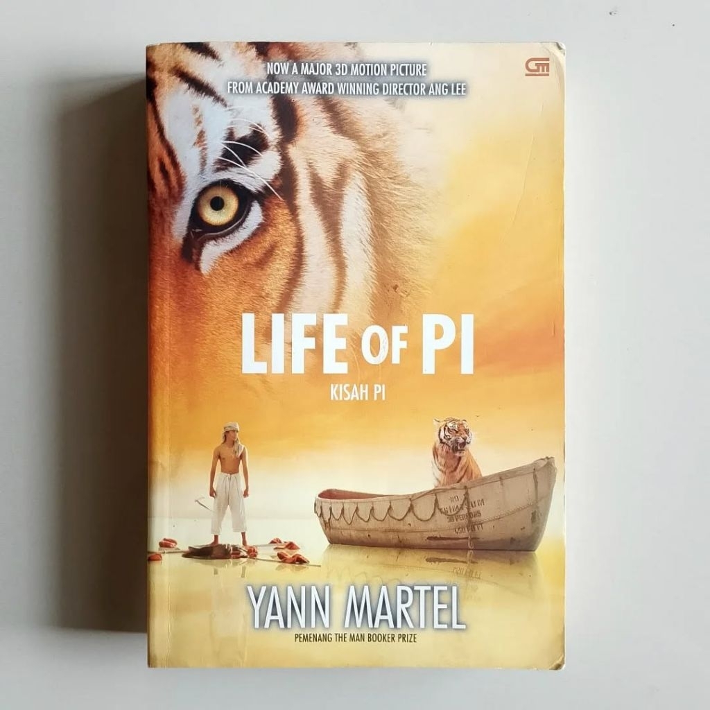 (Preloved) Life of Pi (Kisah Pi) - Yann Martel. Original Bekas