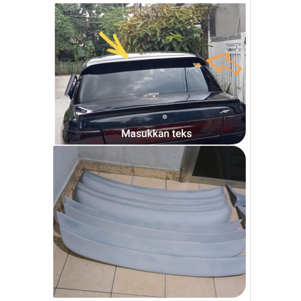 bodykit visor topi kaca belakang Sedan Timor S51i-SOHC/DOHC