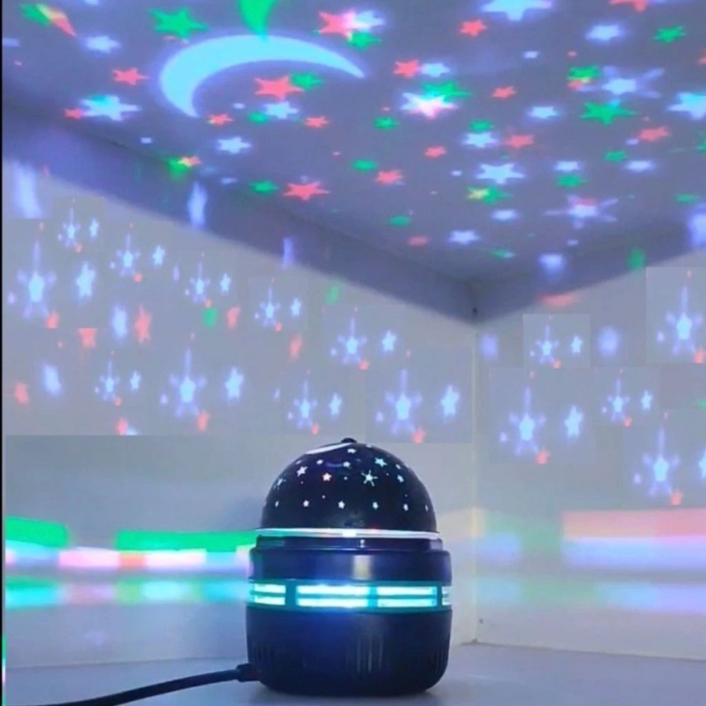 Lampu Dekorasi LED Proyektor Bulan Bintang