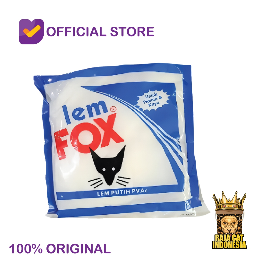 LEM SERBAGUNA | LEM FOX PUTIH SACHET 600 Gr