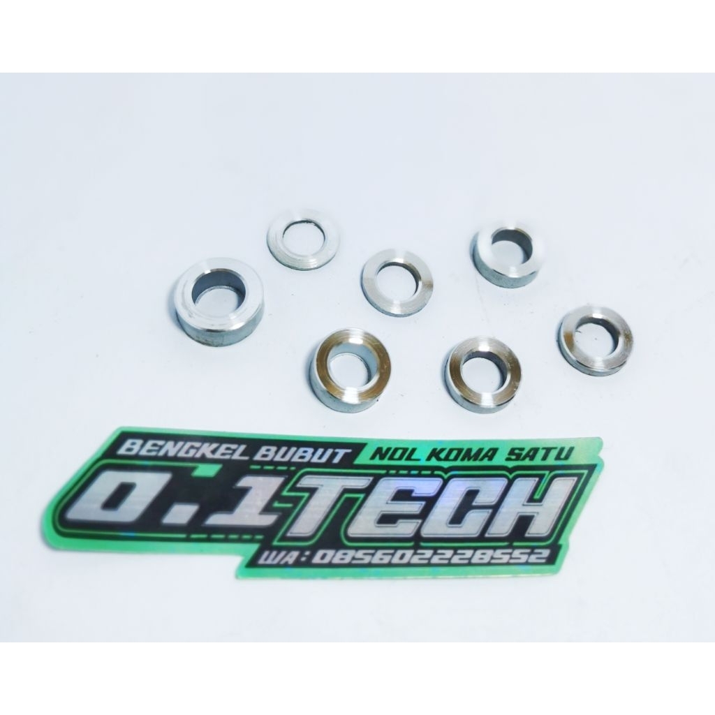 Ring/Bosh spacer baut 12an/m8 almunium