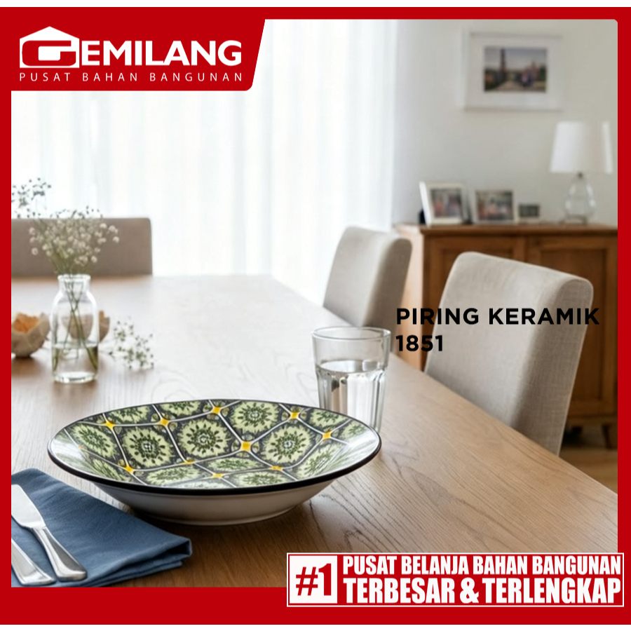 PIRING KERAMIK 9.25inch