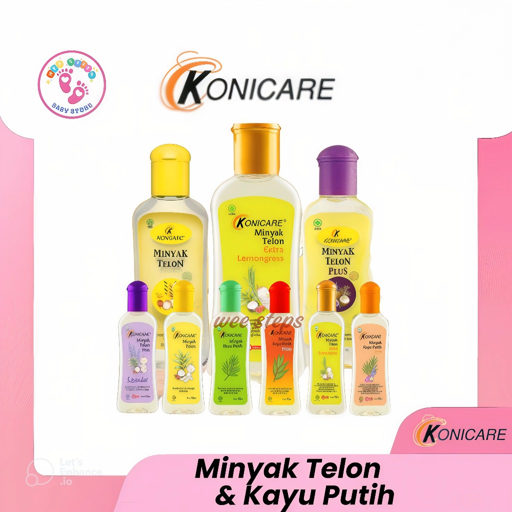 Konicare Minyak Telon & Minyak Telon Plus/ Minyak Kayu Putih & Minyak Kayu Putih Plus