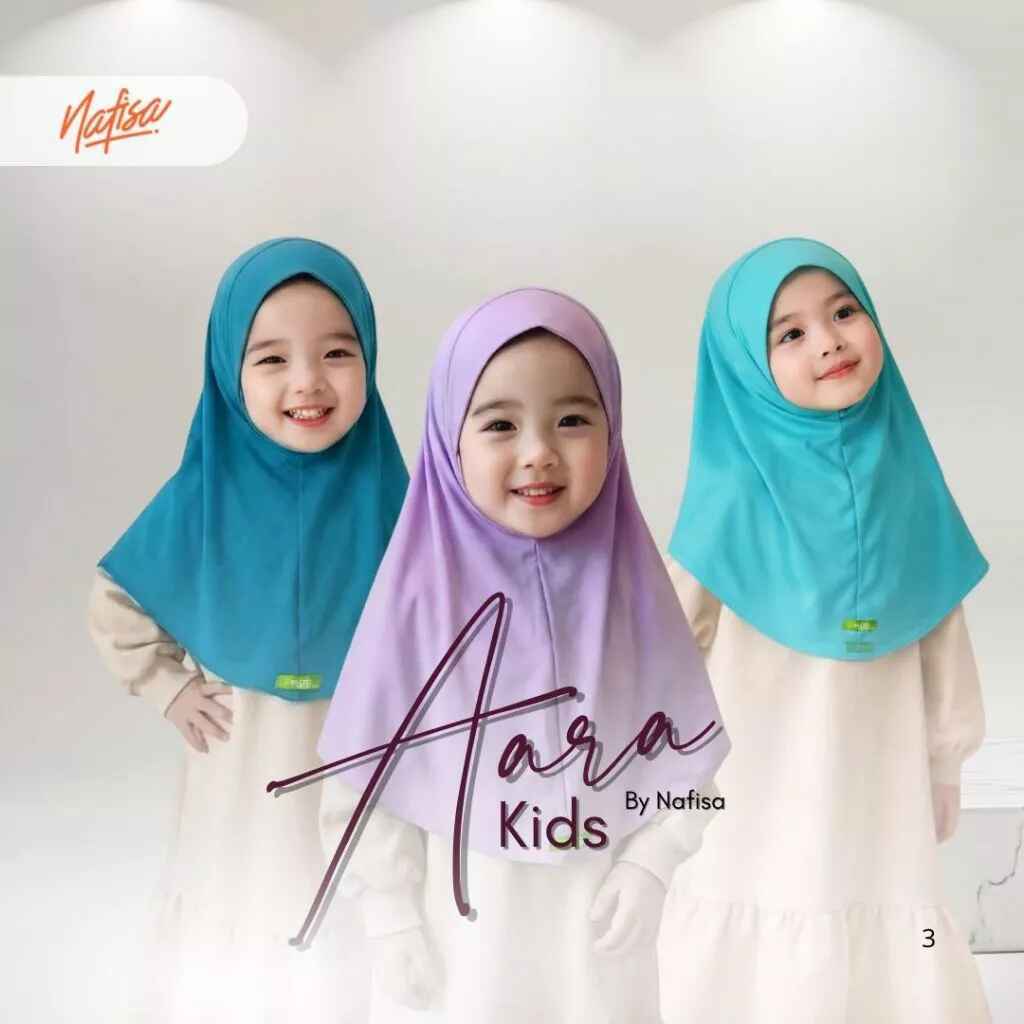 FEYZA - Feyza by Nafisa Aara Kids | Hijab Malay Dagu Anak | Jilbab Anak Dagu Malaysia