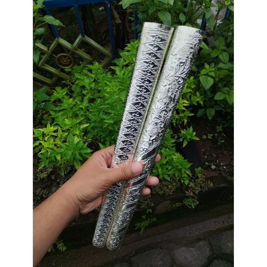 Pendok bunton solo warna perak