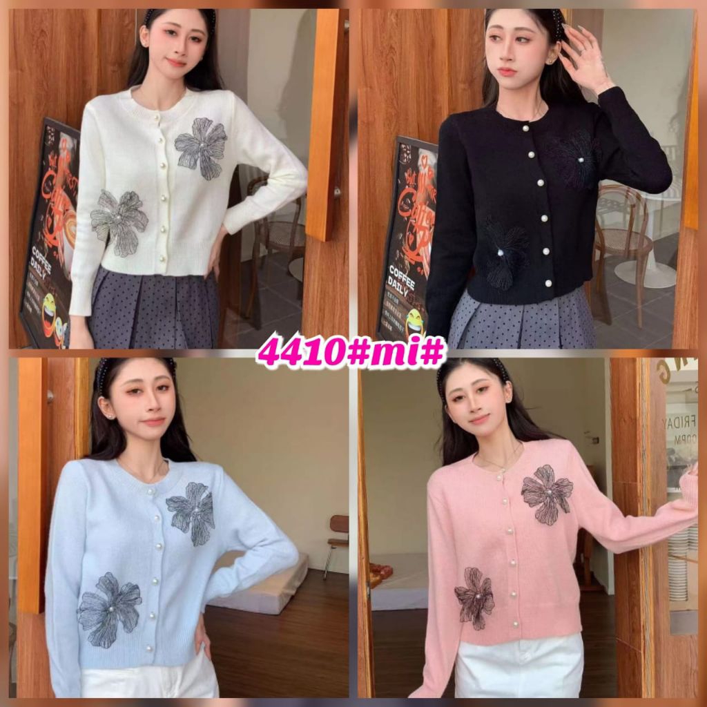 RAJUT CARDY NALA // RAJUT CARDI BUNGA // CARDI IMPORT