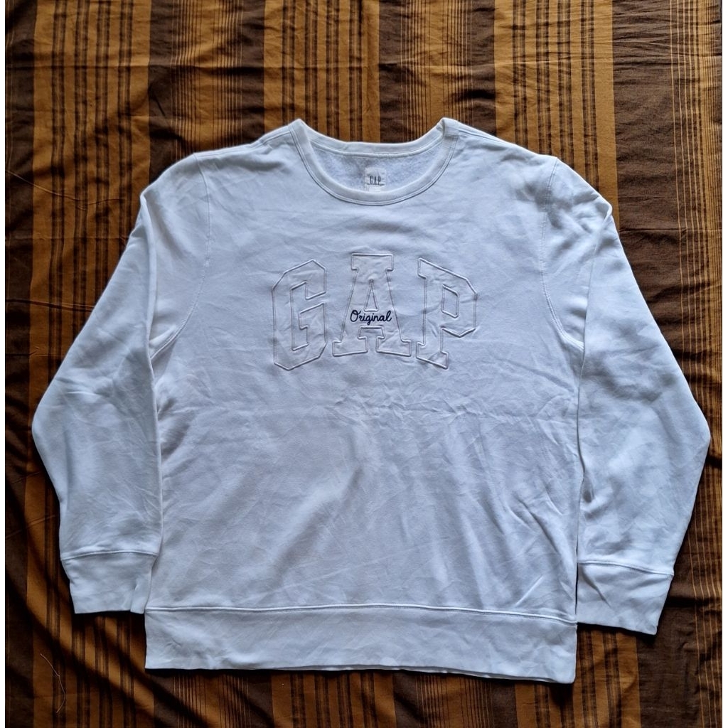 GAP Crewneck Sweatshirt Big Logo Bordir