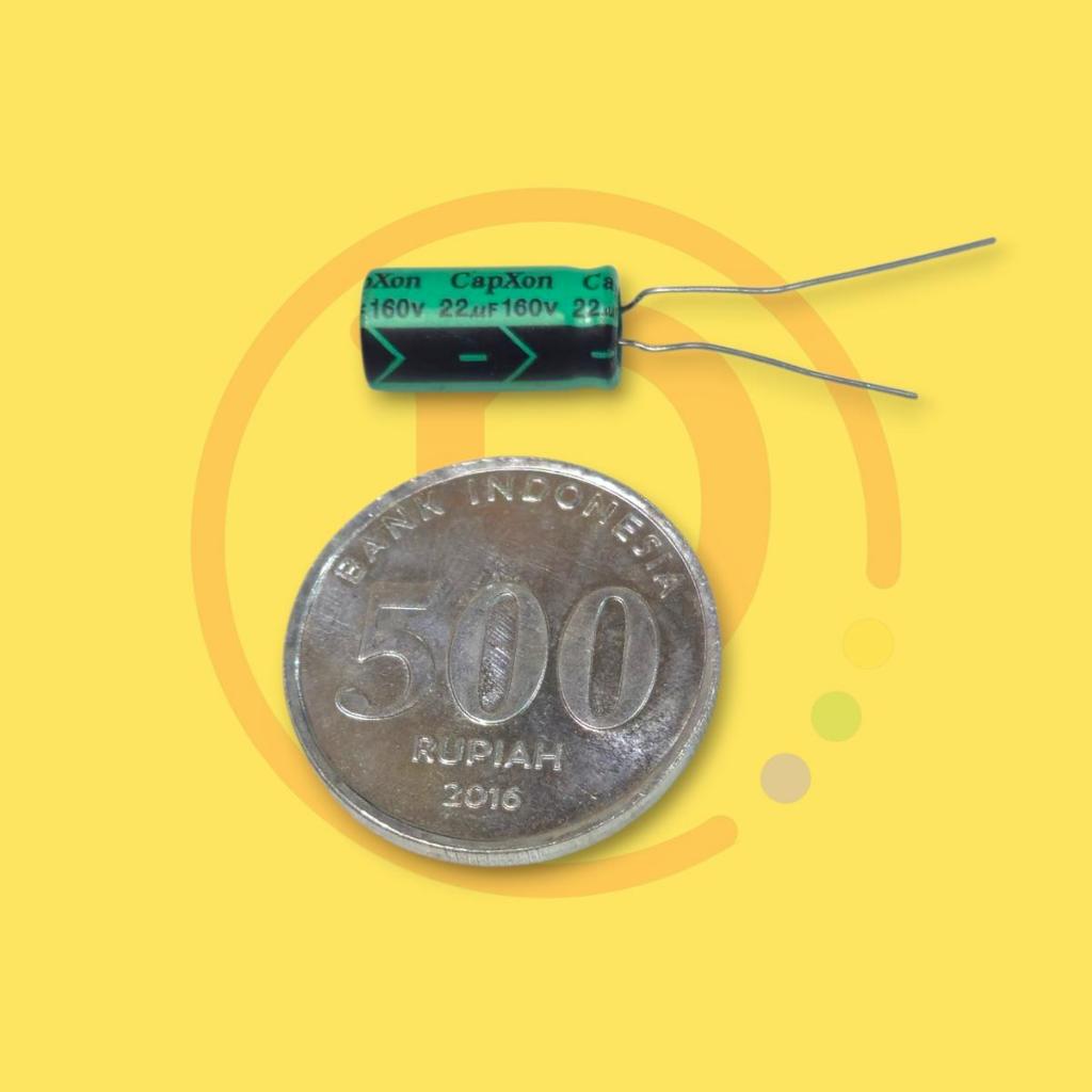 Elco 22uF 160V / Elko Kapasitor Capasitor 22 uF 160 Volt