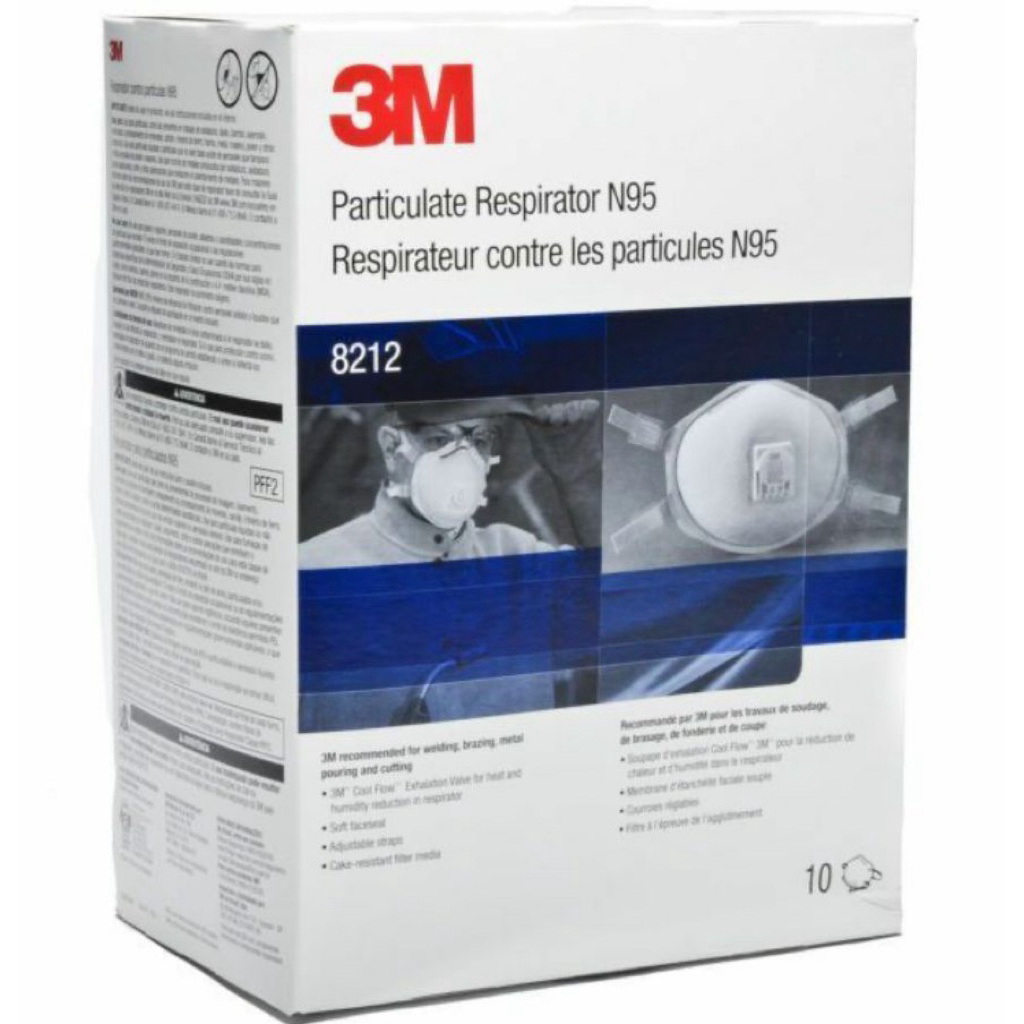MASKER 3M N95 8212 WELDING PREMIUM RESPIRATOR ISI 10