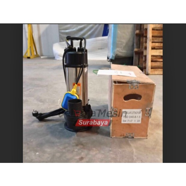 Pompa Air Celup 3 Inc 1.5 HP 1.5 KW 3 Phase Tsuzumi TQD3/40-8-1.5/3 Japan Technology Surabaya