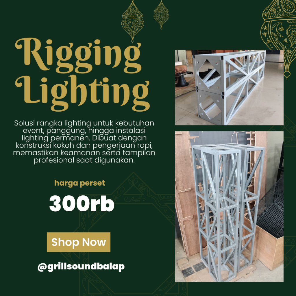 RIGGING SOUND SYSTEM – KUAT, AMAN & SIAP ANGKAT BEBAN