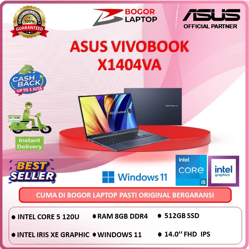 ASUS VIVOBOOK X1404VA | CORE 5 120U | 8GB 512GB | WINDOWS 11