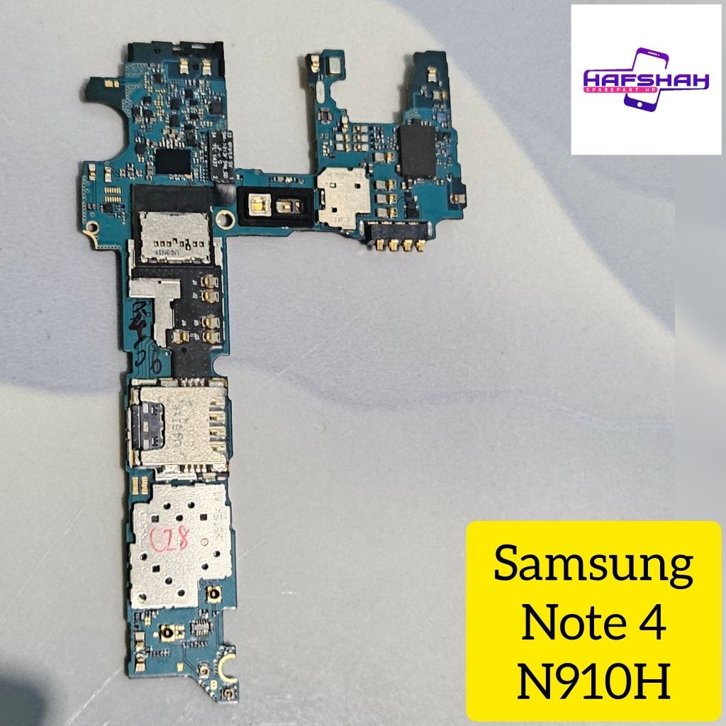 Mesin Samsung Note 4 N910H hidup no sandi garansi normal