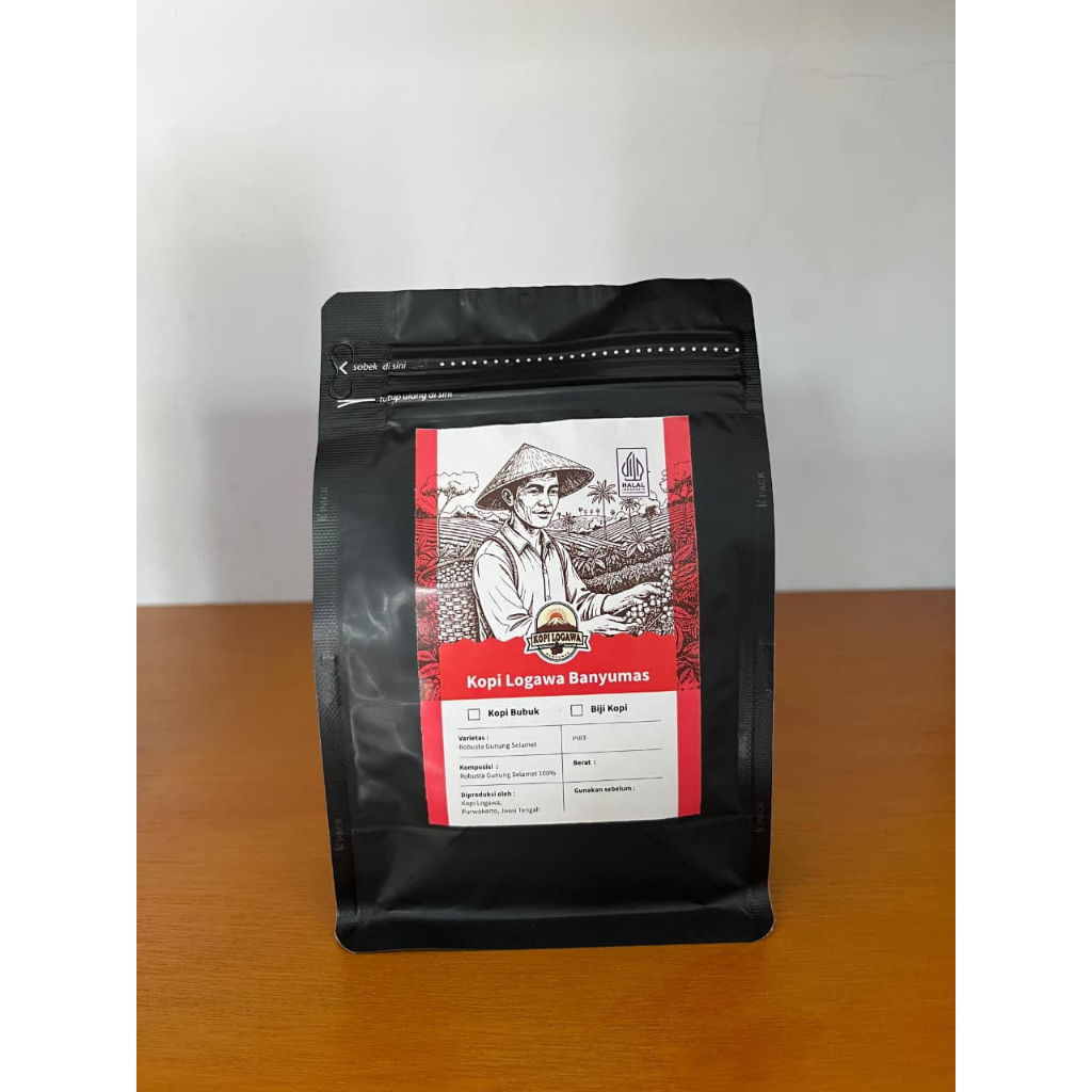 Logawa Kopi Robusta Banyumas 500 Gr - Bubuk Kopi Robusta Banyumas