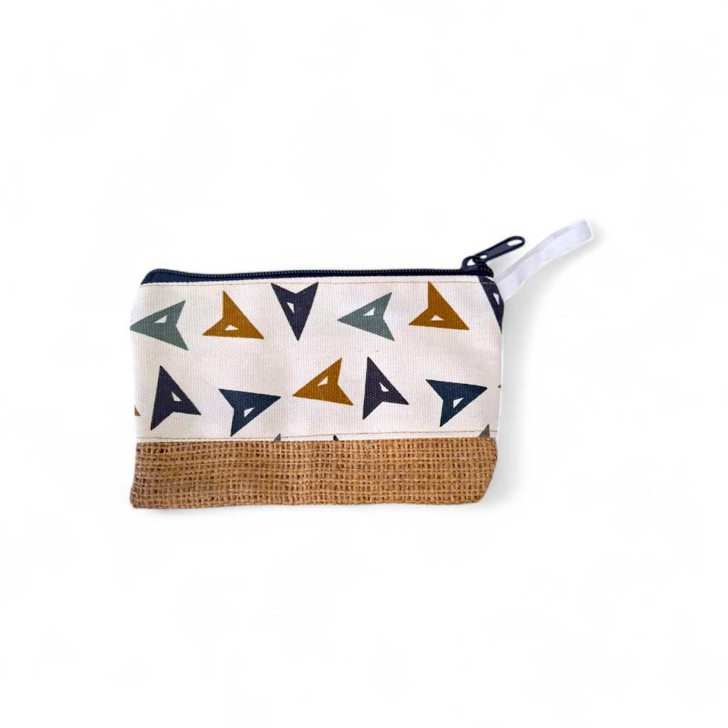 souvenir dompet goni kombinasi kanvas pouch model kekinian souvenir pernikahan unik