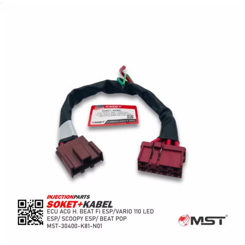 MST Soket Ecu Ecm Honda BeAT eSP Vario 110 eSP Scoopy eSP socket acg starter
