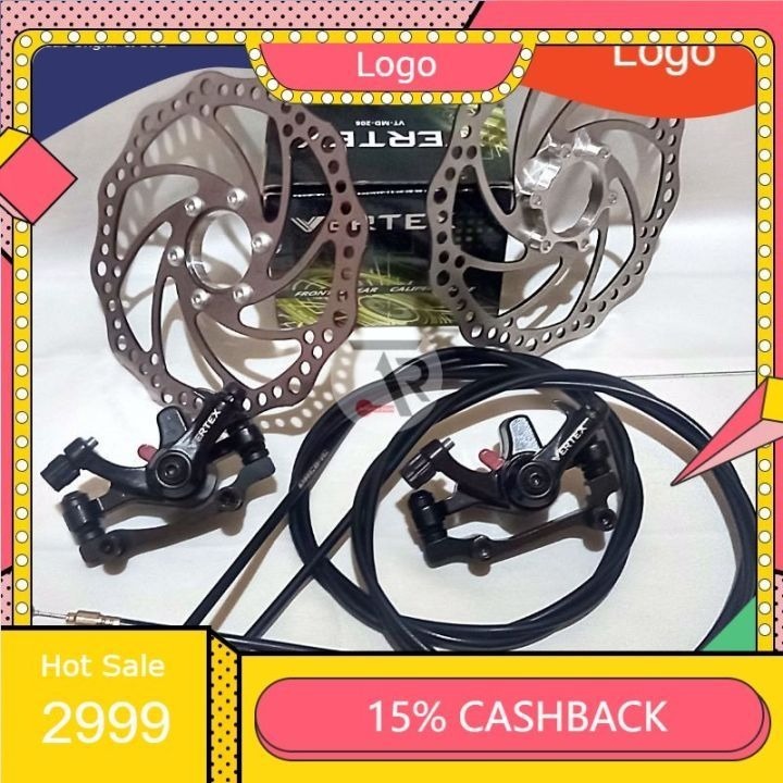 Disc Brake Set Rem Cakram Set Sepeda Lipat MTB Minion. Rotor 160 mm. DRAT & BAUT