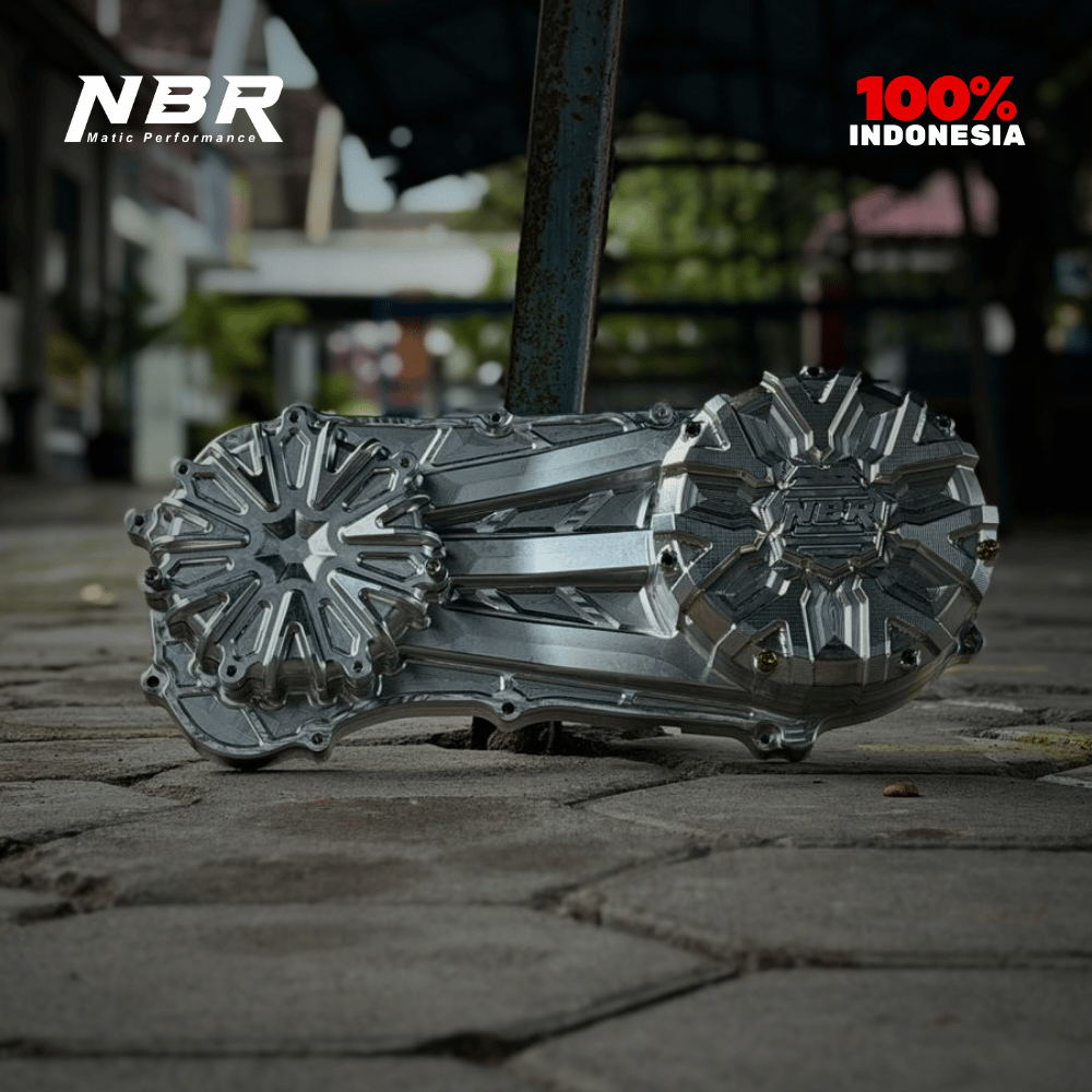 Cover Bak CVT Full CNC Alumunium Billet Nmax new Aerox New Nmax Neo - NBR Matic Performance