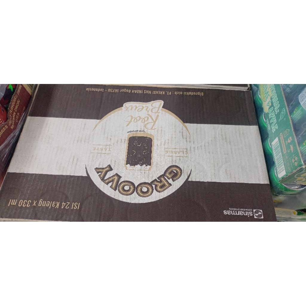 root brew minuman kaleng 1dus isi 24kaleng