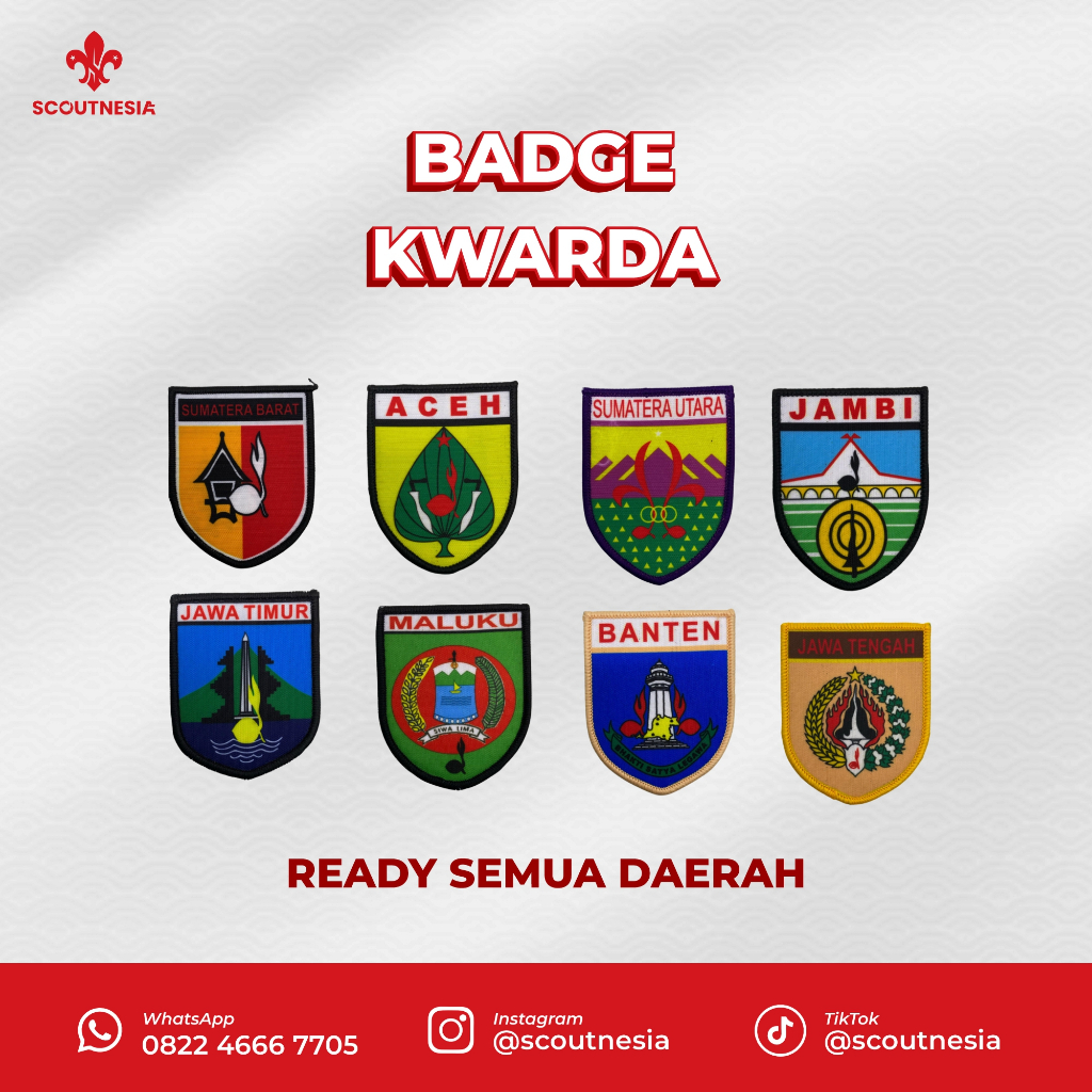 (COD) BADGE KWARDA SUBLIM/BADGE 34 KWARDA PRAMUKA/KWARDA PRAMUKA/KWARDA SUBLIM/34 KWARDA