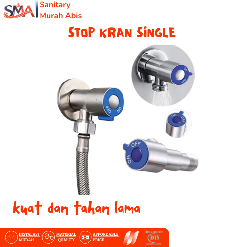 Stop kran single TOILET / STOP KRAN WASTAFEL